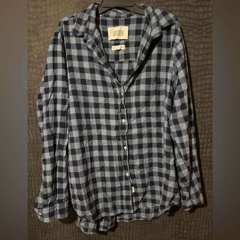 💙GRAYSON long sleeve button up - Picture 1 of 4